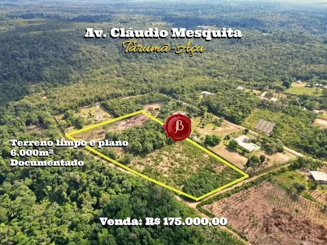 Imagem: Terreno com 6.000M² na Avenida Cláudio