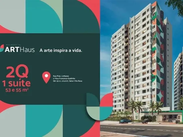 Imagem: Art Haus Apartamento 53,62 M² - Setor Vila