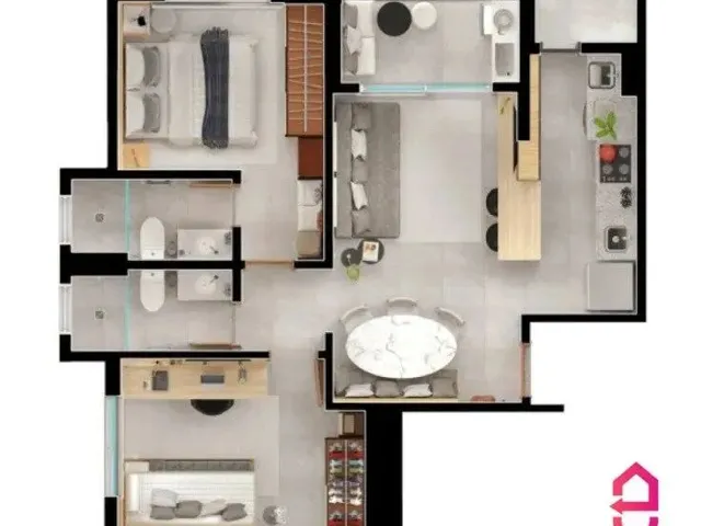 Imagem 16: Boulevard Sudoeste - 58M² (2Q com 1 Suíte) em Setor Sudoeste - Goiânia - Go