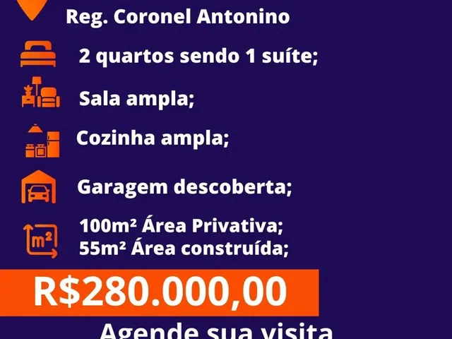 Imagem 6: Casa Á Venda com 2 Quartos Sendo 1 Suíte na Villa Ravenna em Campo Grande - Ms