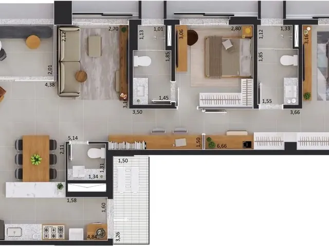Imagem: Apartamento em Centro Campo Grande Ms