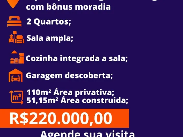 Imagem 5: Casa Á Venda com 2 Quartos com Bônus Moradia no Eparque em Campo Grande - Ms
