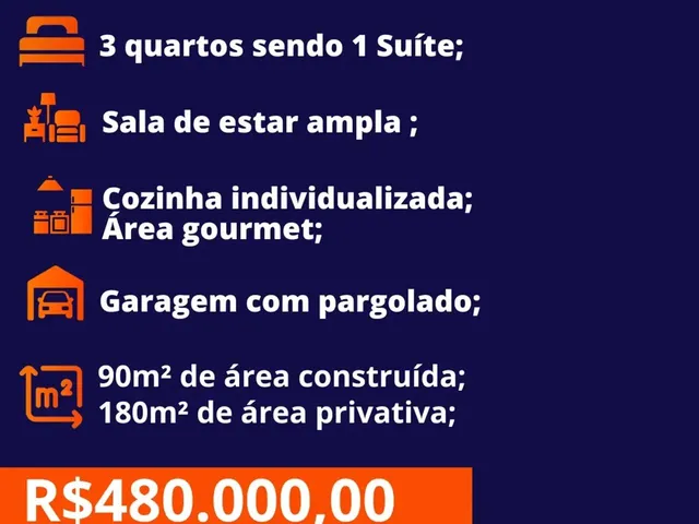 Imagem 8: Casa Á Venda com 3 Quartos Sendo 1 Suíte no Monte Castelo em Campo Grande - Ms