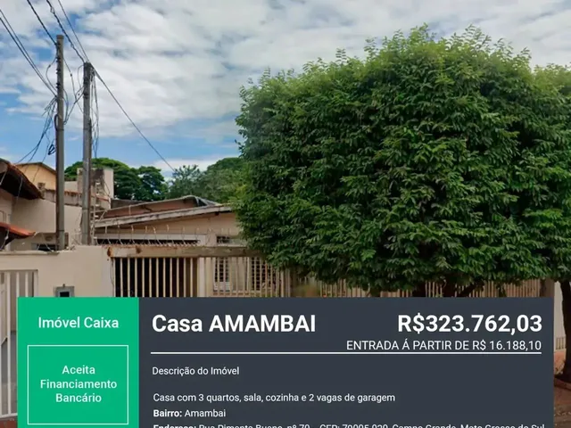 Imagem: Casa em Amambai Campo Grande/Ms
