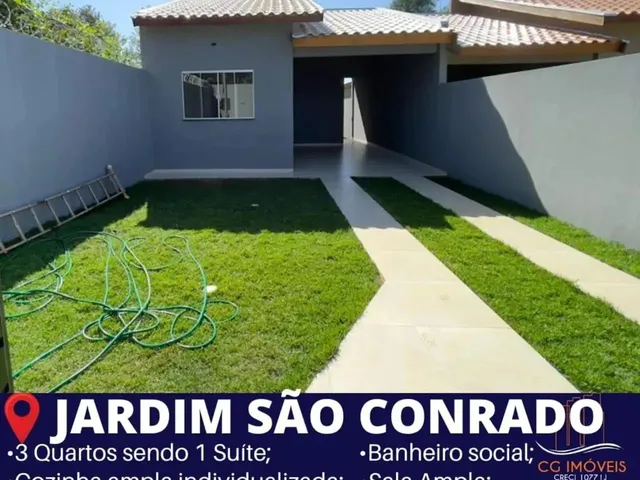Imagem: Casa Á Venda com 3 Quartos Sendo 1 Suíte