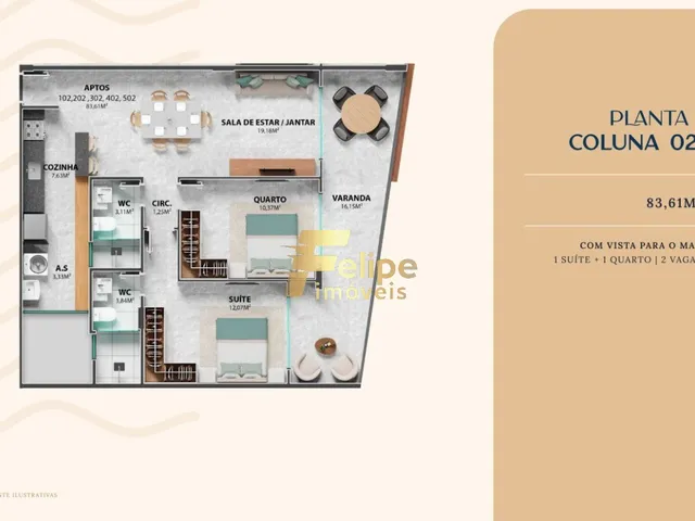 Imagem 10: NOVO EMPREENDIMENTO IMOBILIÁRIO SURGINDO! APARTAMENTO DE 02 QUARTOS, SENDO 01 SUÍTE, À