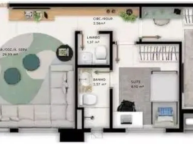 Imagem: Apartamento 2 Suítes Plenas Setor Serrinha