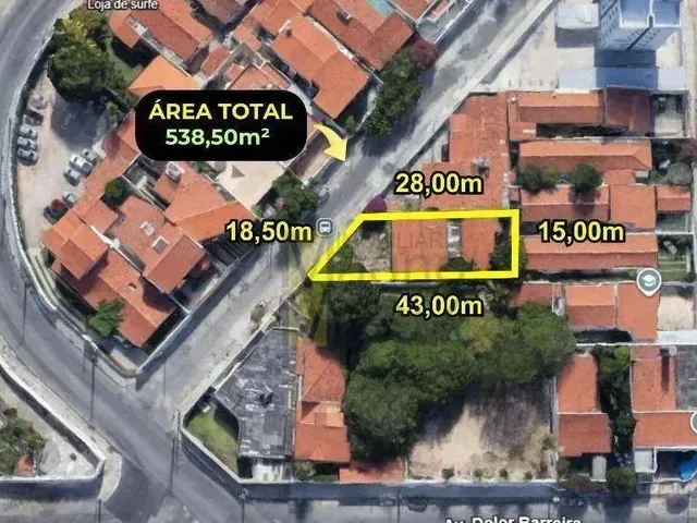 Imagem: Terreno À Venda, 538 M² por R$ 480.000,00