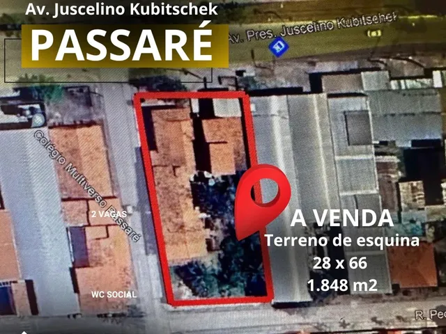 Imagem: Terreno de Esquina para Venda com 1848 Metros