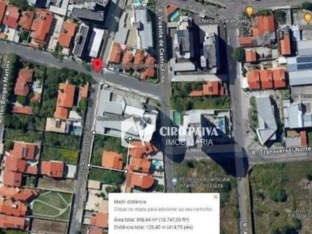 Imagem: Terreno À Venda, 982 M² por R$ 1.200.000