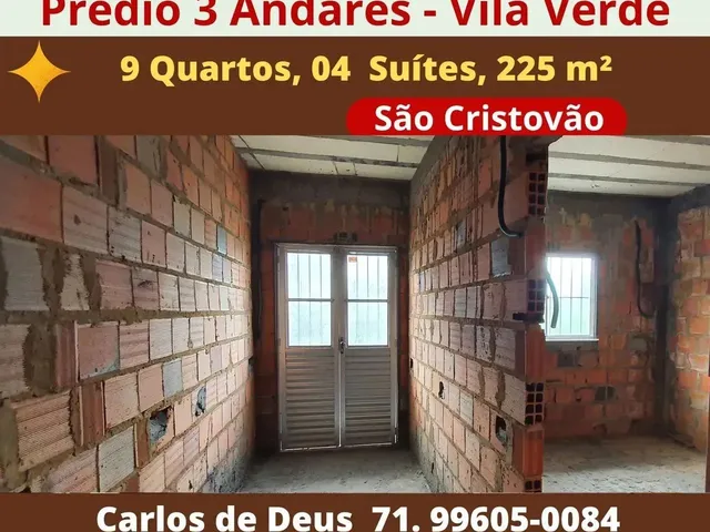 Imagem: Prédio 3 Andares, 9 Quartos, 4 Suítes