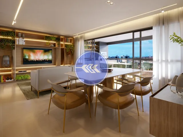 Imagem: Apartamento com 131m² e 3 suítes no Cocó