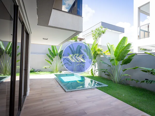Imagem 3: Casa moderna com 3 suítes em condomínio Jardins Ibiza