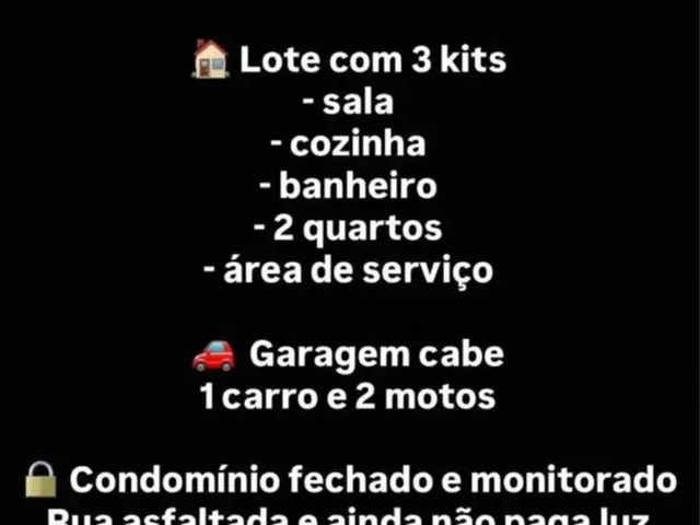 Imagem: Casa com 3 Kitnets
