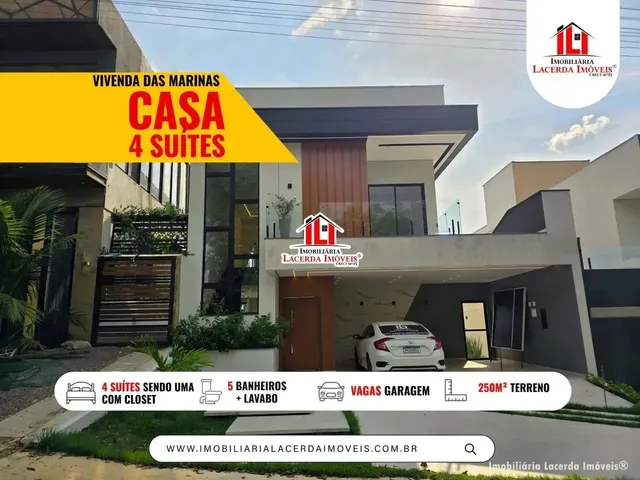 Imagem: Casa Duplex no Vivenda das Marinas com 4