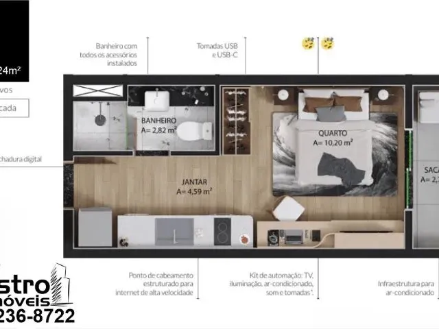 Imagem 9: Condomínio Pace. Studios &Amp;Amp; Aptos com 1 Ou 2/4 e 1 Vaga. G.a003