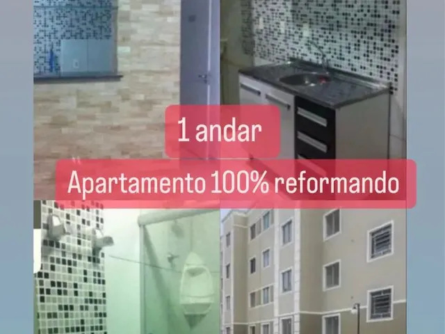 Imagem: O apartamento possui 2 Dormitórios, 1 Banheiro, 1 Vaga na