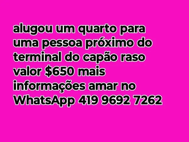 Imagem: Quartos e Kitnet