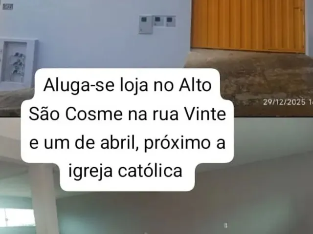Imagem: Loja Aluguel Rua Aicás Próximo a Igreja