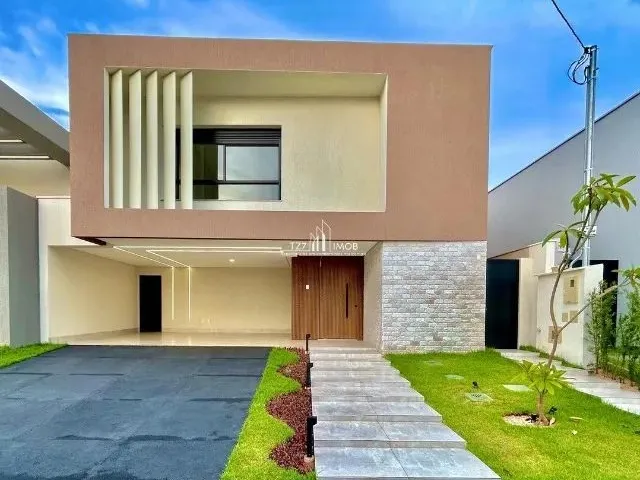 Imagem: A casa em condomínio possui 4 Dormitórios, 4 Suítes, 4