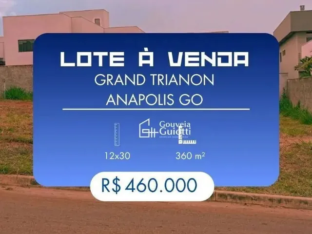 Imagem: Lote no Grand Trianon - Anápolis Go