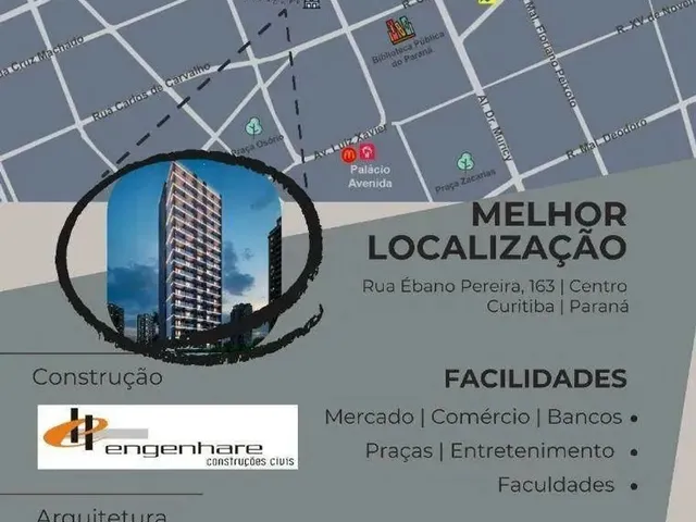 Imagem 15: Studio com 1 Dormitório À Venda, 21 M² por R$ 207.500 - Centro - Curitiba/Pr