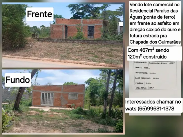 Imagem: Terreno Comercial com Casa