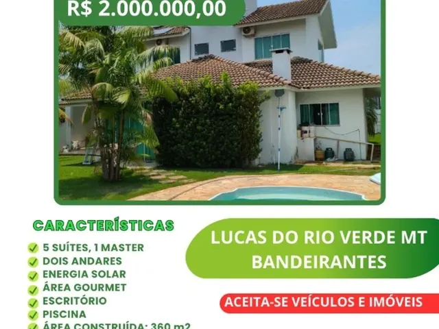 Imagem: Casa de Alto Padrão em Lucas do Rio Verde