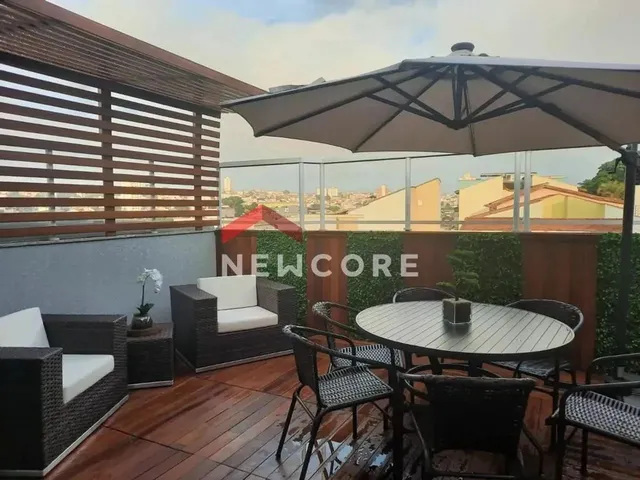 Imagem: O apartamento na cobertura possui 3 Dormitórios, 3