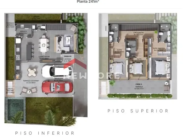 Imagem 5: Casa de Condomínio em Estrada Haroldo Soares Glavan - Cacupé - Florianópolis/Sc