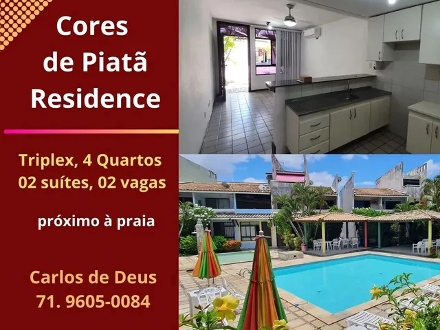 Imagem: Cores de Piatã Residence, Triplex, 4 Quartos