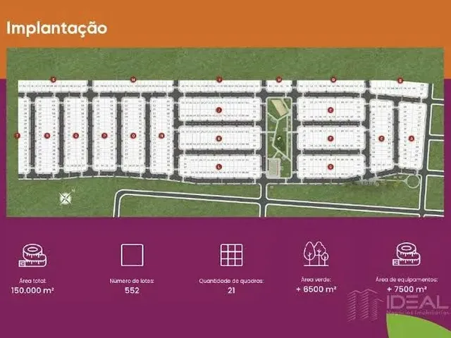 Imagem: O terreno possui 140m² de Área e está localizado em