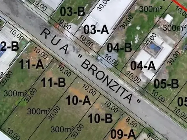 Imagem: O terreno possui 300m² de Área e está localizado em