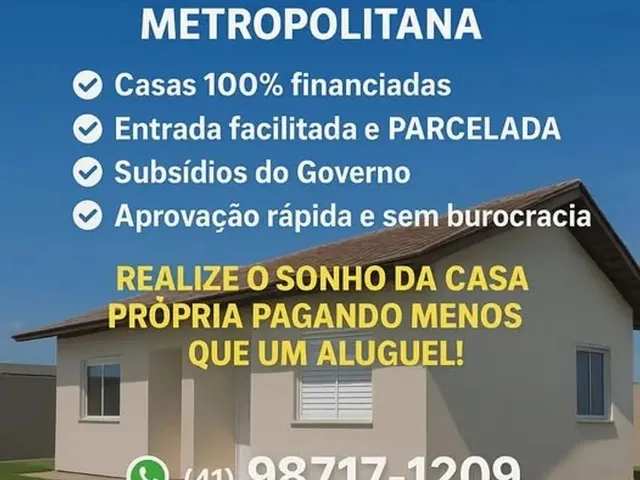Imagem: Casa 100 Financiada