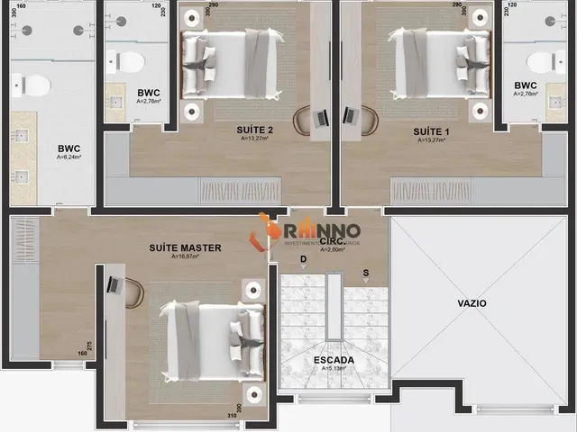 Imagem 3: Casa com 3 Dormitórios À Venda, 185 M² por R$ 1.572.000,00 - Mercês - Curitiba/Pr