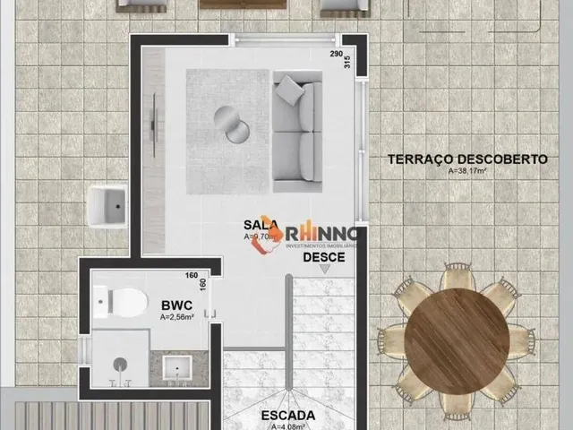 Imagem 6: Casa com 3 Suítes À Venda, 143 M² no Bairro Mercês - Curitiba/Pr
