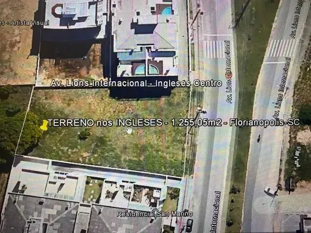Imagem: Terreno na Praia dos Ingleses para Construção