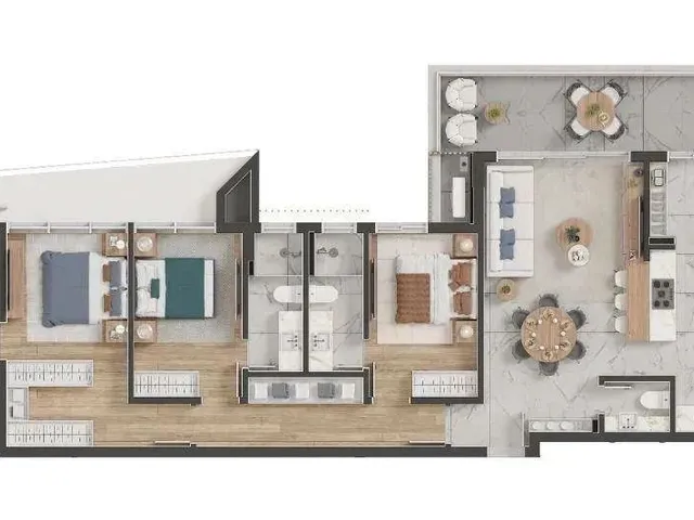 Imagem: Camino - Apto 125M² 3 Suítes, Sacada Gourmet