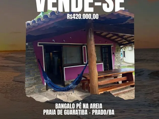 Imagem: Bangalô Pé na Areia em Prado Praia de