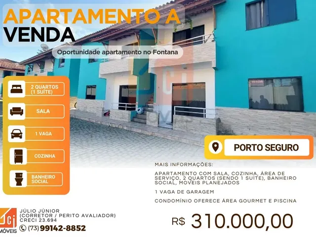 Imagem: Apartamento no Fontana, em Porto Seguro/Ba