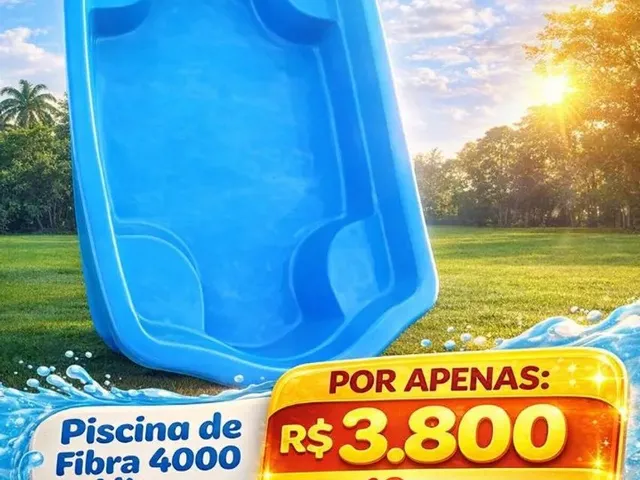 Imagem: Piscina de Fibra