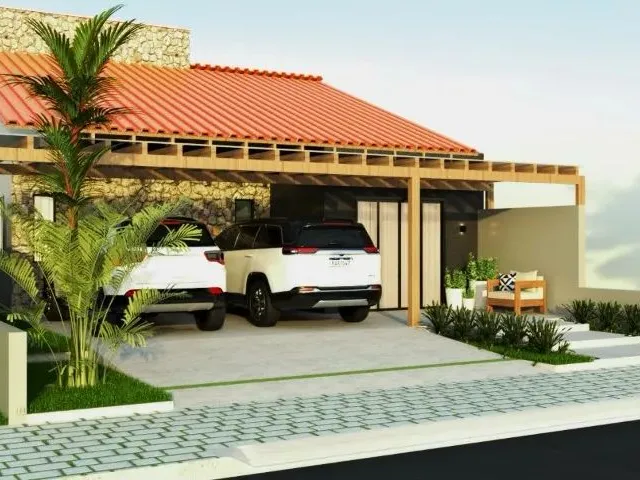 Imagem: Casa em Construção com Piscina no Malui