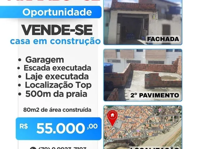 Imagem: Casa em Construção em Pirambu (Oportunidade