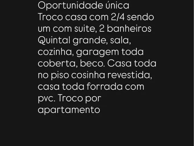 Imagem: Troco em Apartamento
