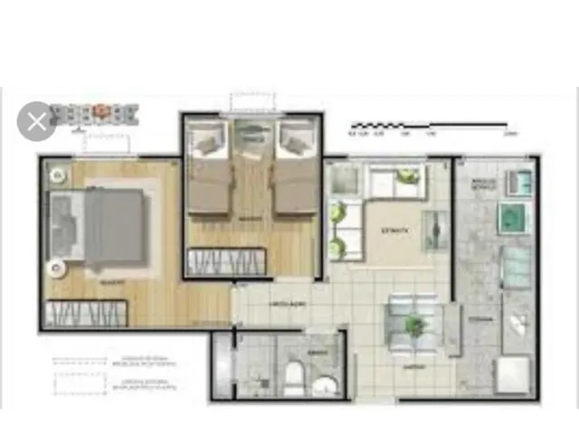 Imagem 6: Apartamento 2/4 Parque Chapada dos Bandeirantes