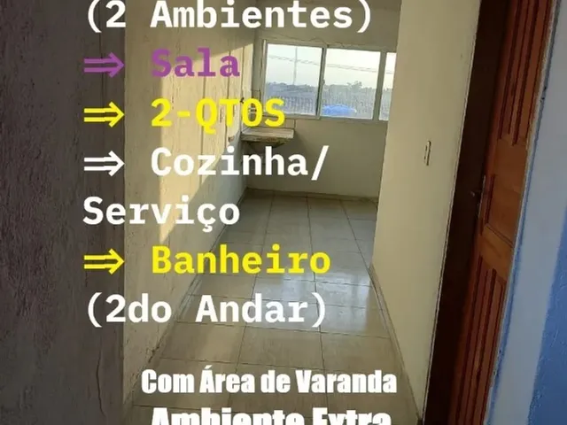 Imagem: Casa/Apto Mondubim 2 Quartos, Varanda Arejada