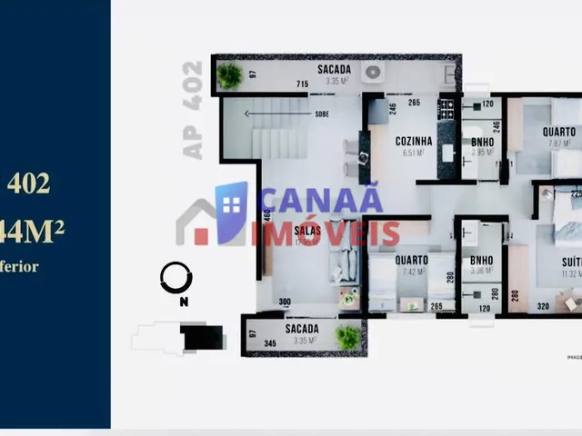 Imagem 3: Cobertura Dúlpex alto padrão com 4 quartos, 2 suítes, SPA