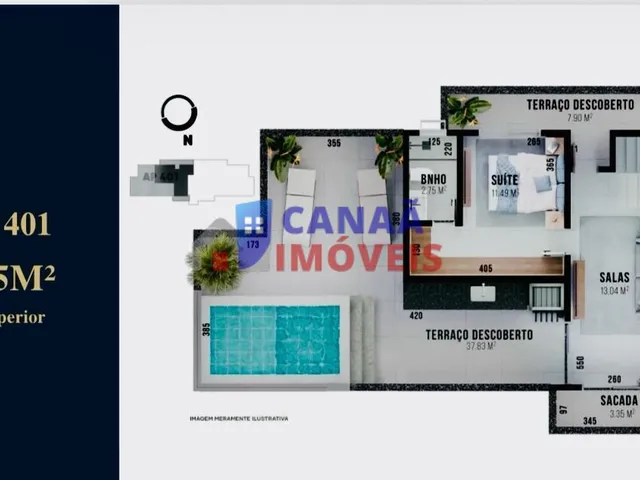 Imagem 4: Cobertura Dúlpex alto padrão com 4 quartos, 2 suítes, SPA