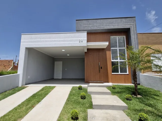 Imagem: A casa em condomínio possui 3 Dormitórios, 1 Suíte, 2