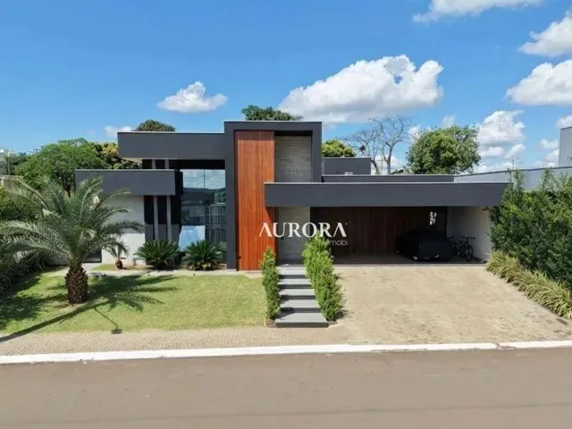 Imagem: A casa em condomínio possui 4 Dormitórios, 4 Suítes, 5